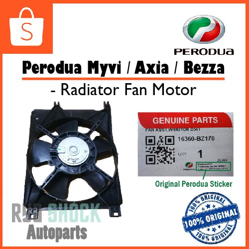 ORIGINAL PERODUA MYVI LAGI BEST/MYVI FIRST,AXIA & BEZZA RADIATOR FAN