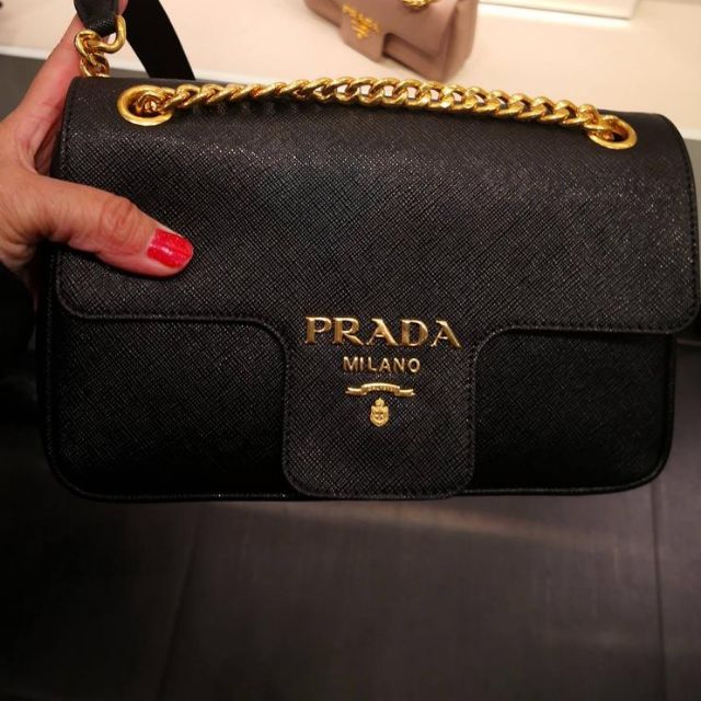 prada chain sling bag