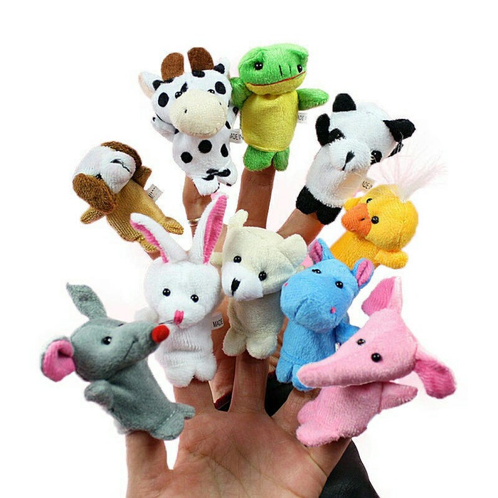 Animal Finger Puppets / Animal Finger Puppets Contents 10 Pcs | Shopee ...