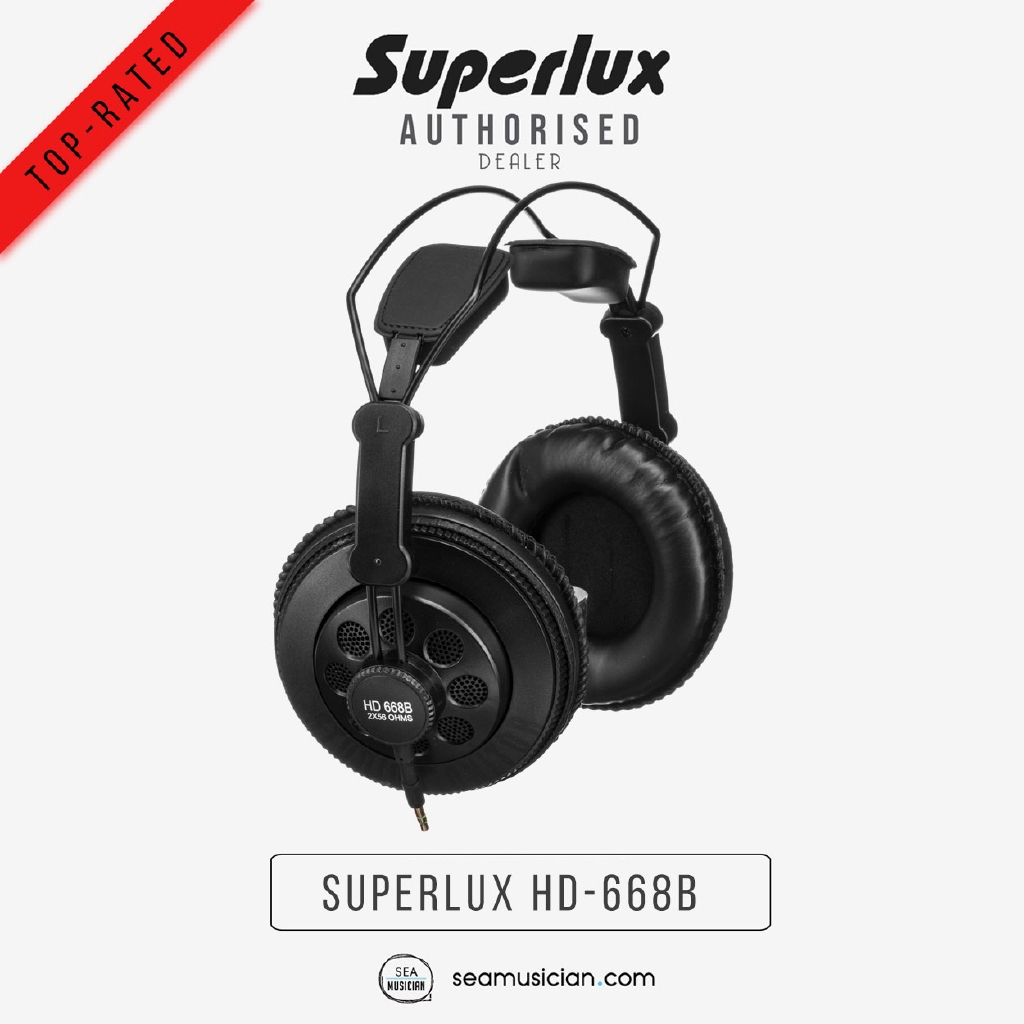 superlux headset hd668b
