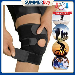Knee Guard Knee Pad Knee Brace Patella Guard Lutut Protection Knee Pain Knee Support Breathable Adjustable (Black)