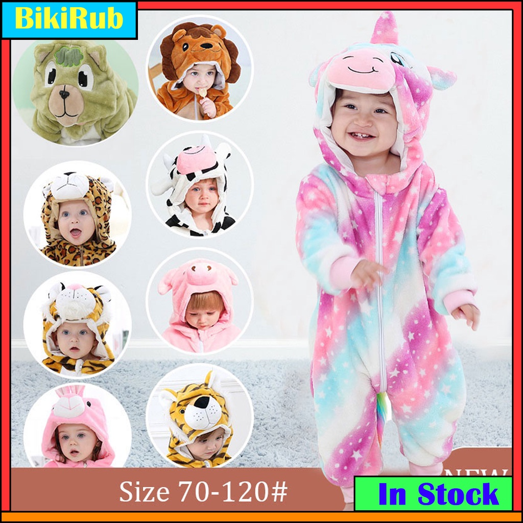 Baby Rompers Kigurumi Animal Hooded For Toddler Boys Girls Clothes Newborn Clothing Pajamas – Buy The Best Products In The Online Store - Foto 4