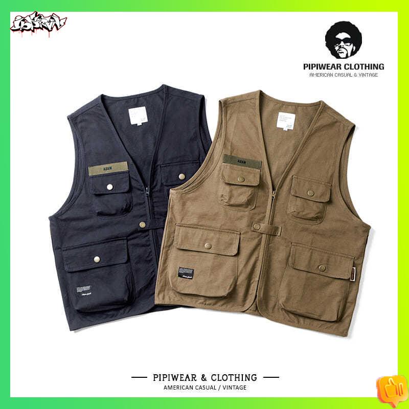 Adima Kazakhs Foreign Trade Multi Pocket Workers Outdoor Vests Men 2020 New Shoulder Club versatile bottoming horse clipjpjltwo03.th20220723123443