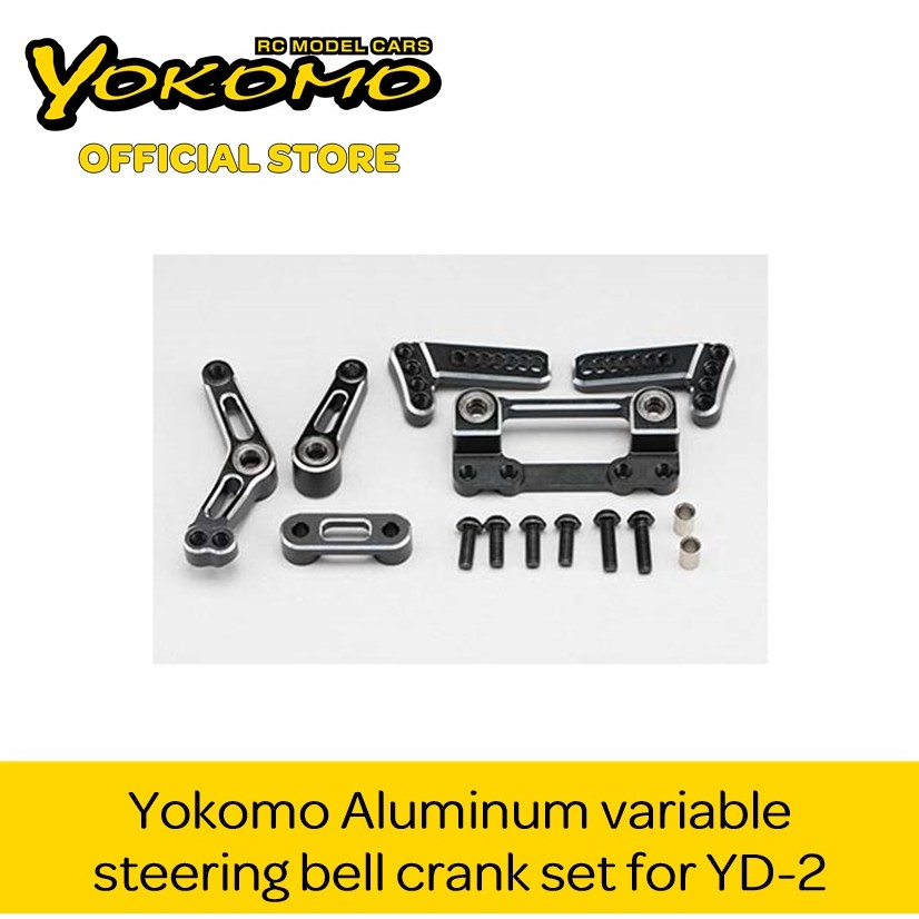 Yokomo Aluminum variable steering bell crank set for YD-2 (Y2-202v) |  Shopee Malaysia