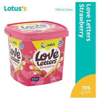 Image of Julie's Love Letters Strawberry Flavoured Cream 705g