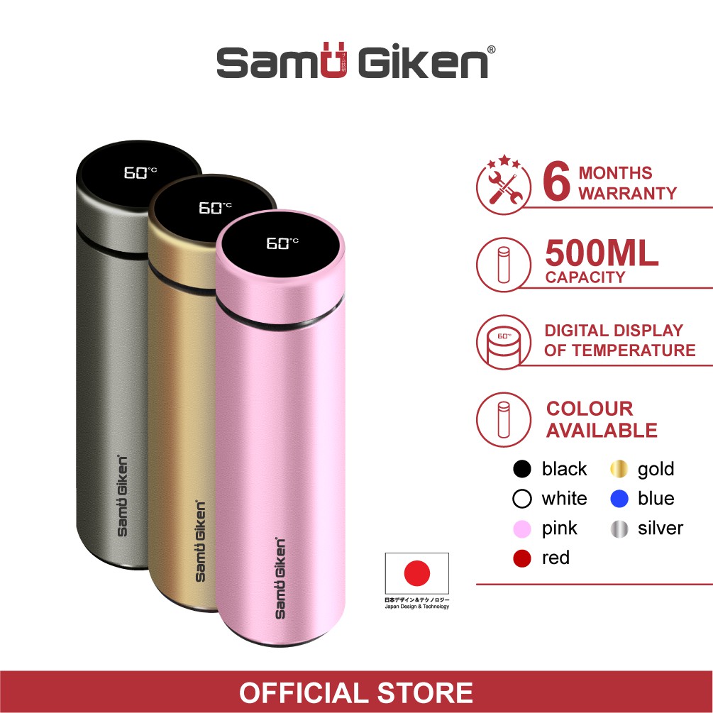 Smart Flask Vacuum Thermal Flask 500ml Tumbler with Temperature Display