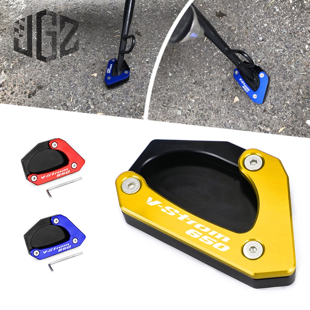DL650V Strom Side Stand Motorcycle CNC Kickstand Enlarger Foot
