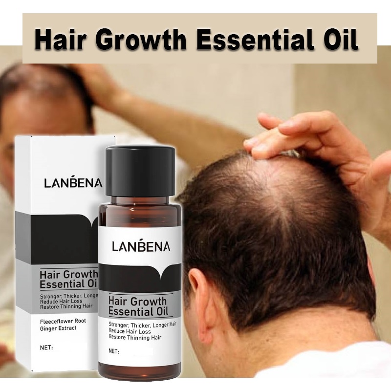 LANBENA Hair Growth Organic Essential Oil for Hair Thickening & Hair