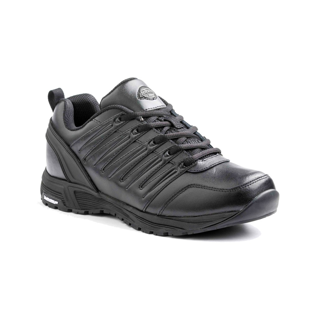 black polishable slip resistant shoes
