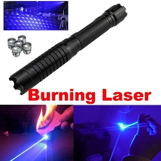 450nm High Power Thor Blue Laser Visible Beam Focus Laser Torch Burn Match Light 