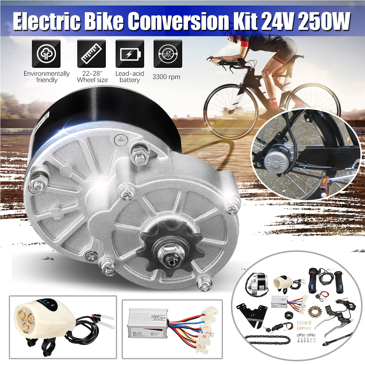 dc motor bike kit