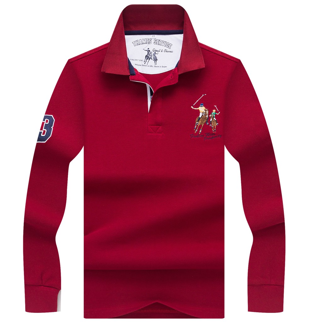 Polo Men Long Sleeve Men Clothes Baju Lelaki Jenama Polo Polo Men Long Sleeve Men Clothes Baju Lelaki Jenama Polo