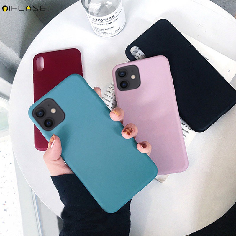 iPhone 12 12 Pro 12 Mini 12 Pro Max Phone Case Candy Color