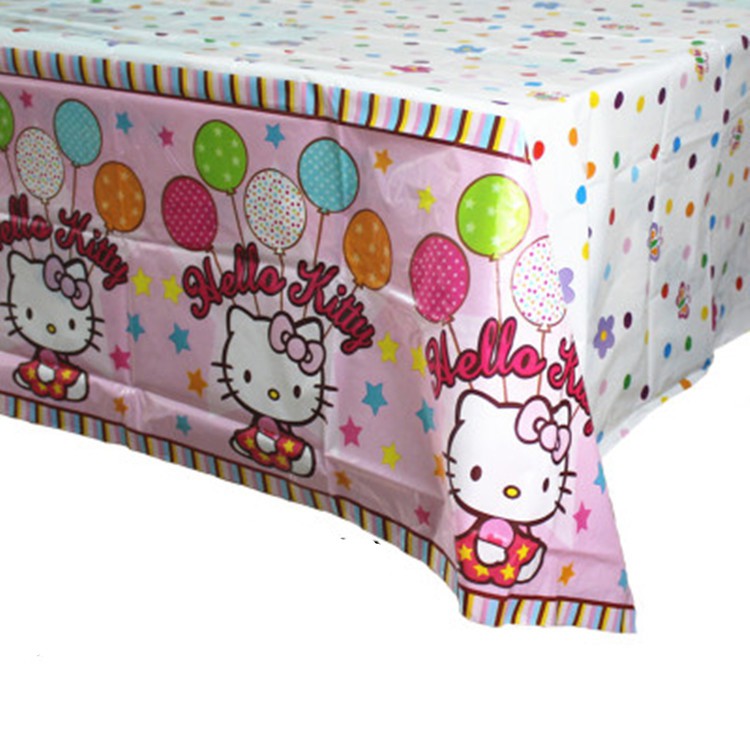 Hello Kitty Birthday Party Cartoon Deco Decoration Table Cloth