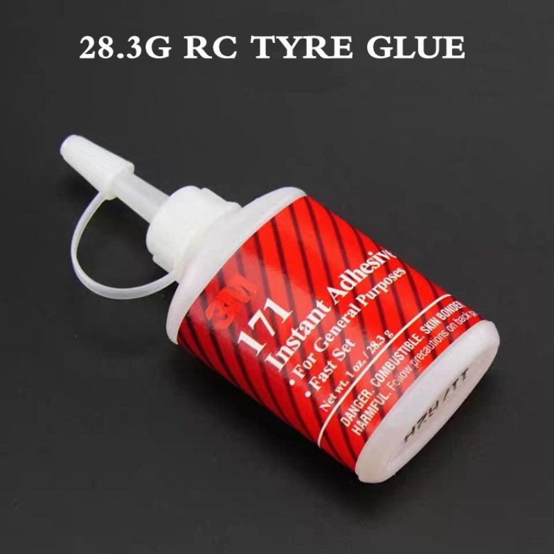 3M Instant Adhesive 171 RC Rubber Tires Glue 28.3g tyre glue use for off road on road rc