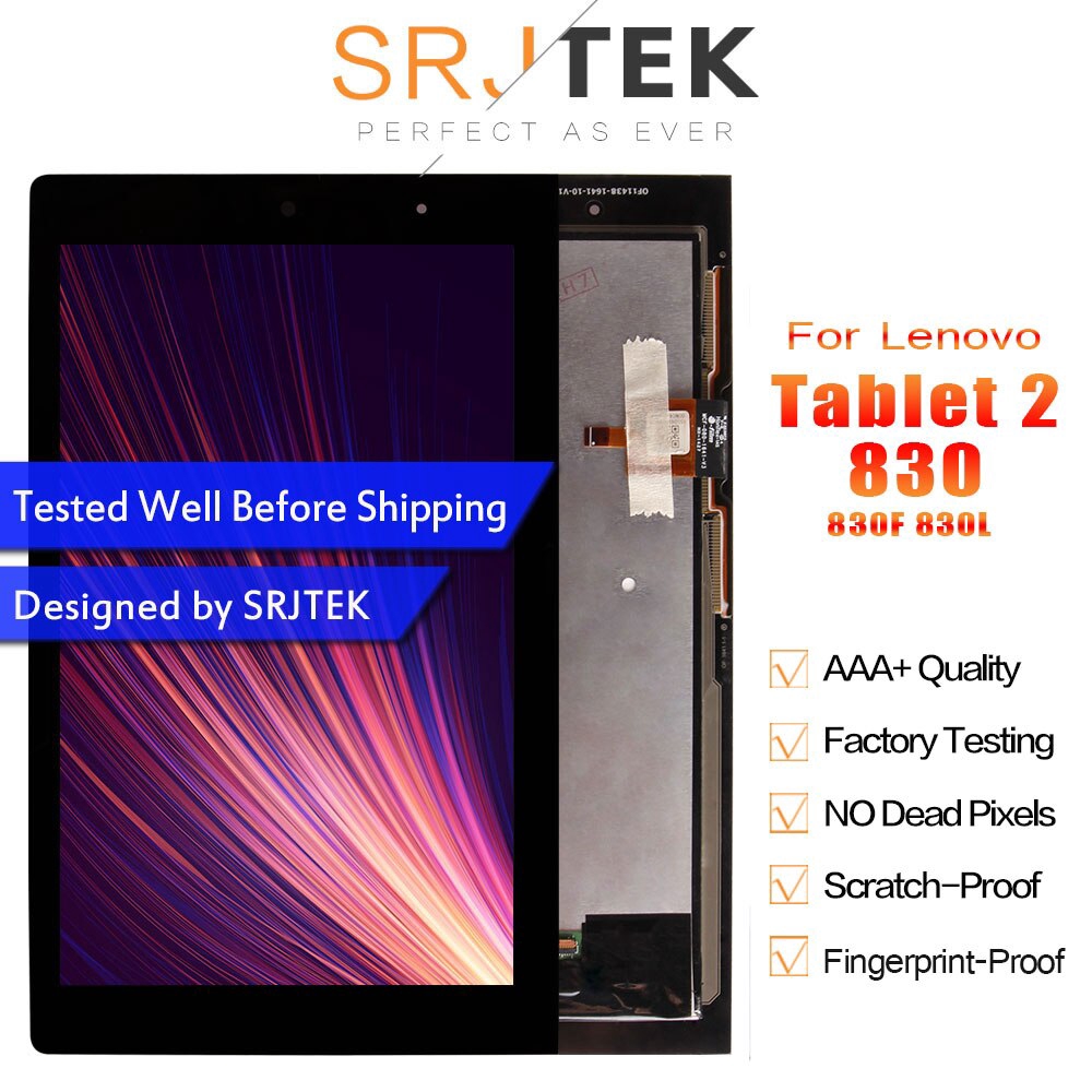 8 For Lenovo Yoga Tablet 2 0 0l 0f Full Lcd Display Matrix Panel Touch Screen Digitizer Sensor Glass Assembly Shopee Malaysia