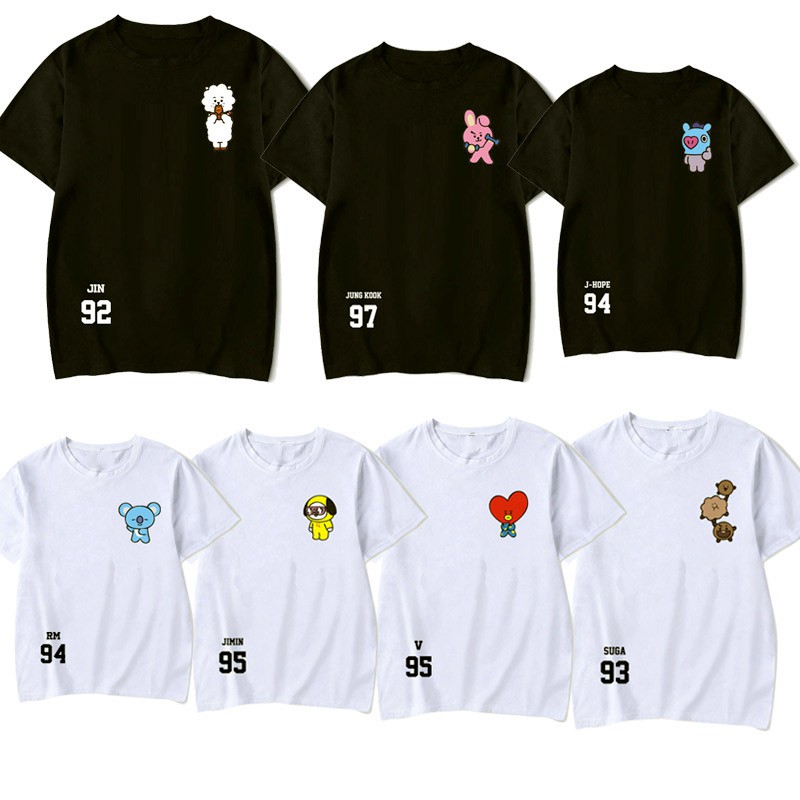 Bts Kpop Shirt Jin Suga J Hope Rm Jimin V Jungkook Merch Bangtan