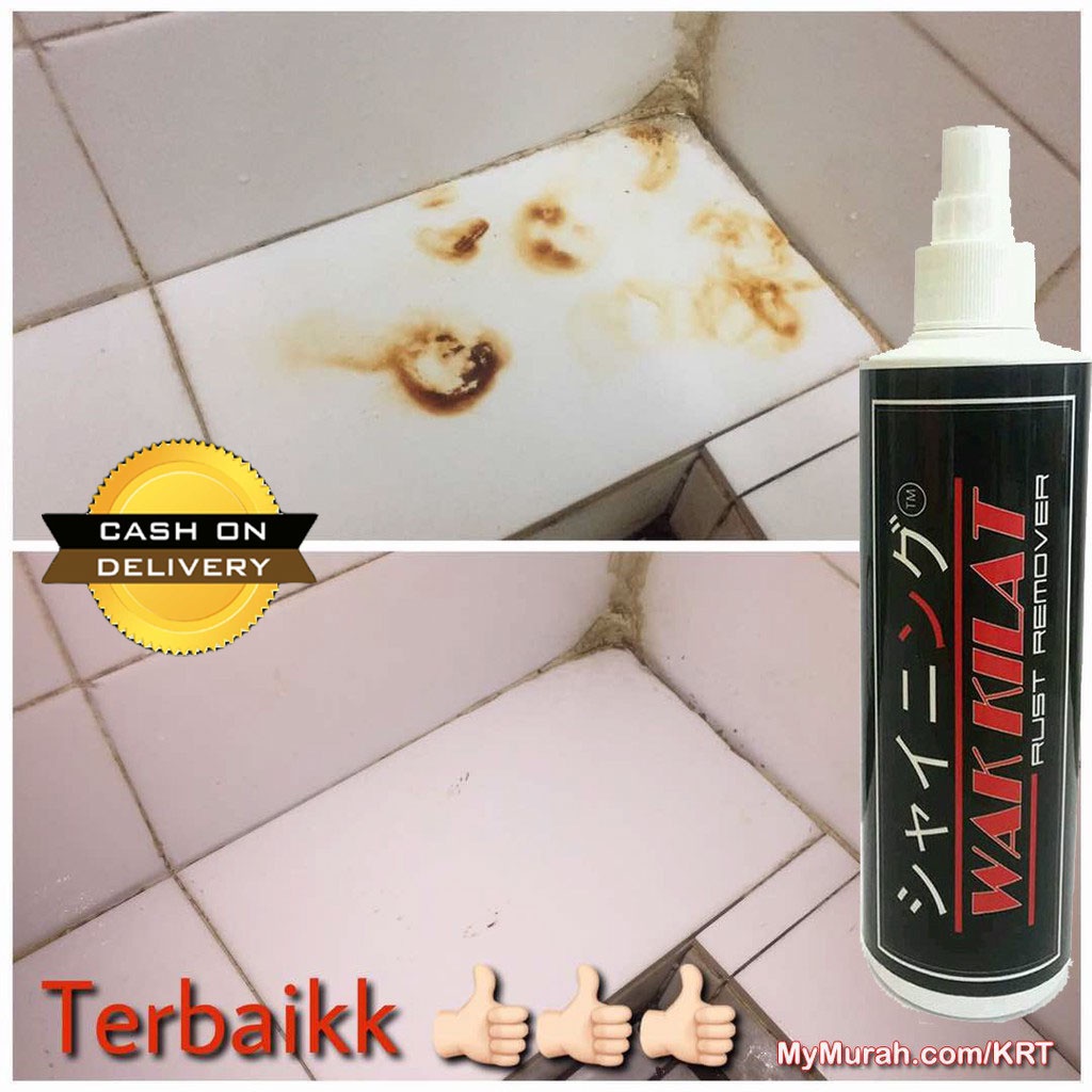 Lantai Mozek Berkarat Hilangkannya Dengan Wak Kilat Rust Remover Free Gift Shopee Malaysia