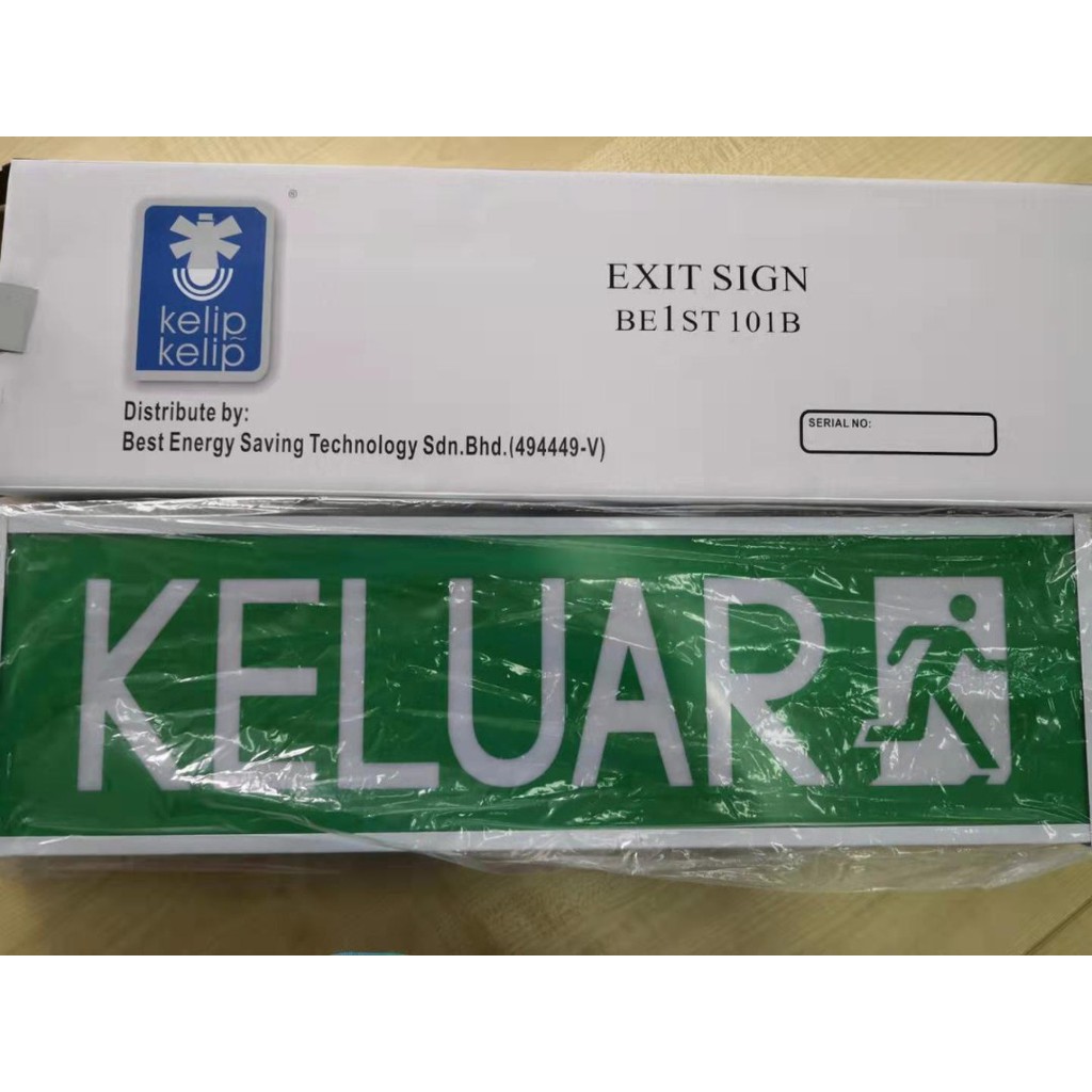 LED KELUAR SIGN BOMBA SERIES AND LED EMERGENCY LIGHT (READY STOCK 