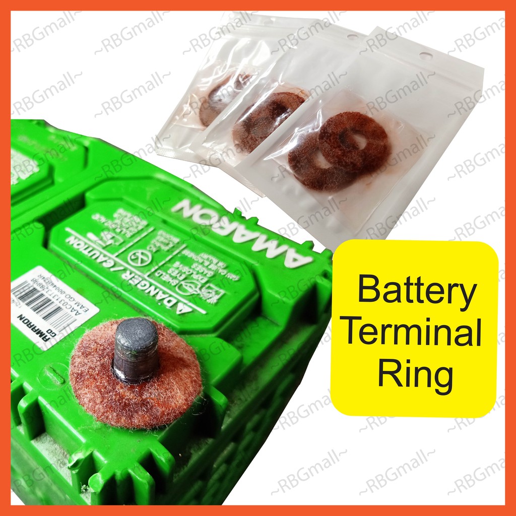 Car Battery Terminal Anti Corrosion Pads Washer Fiber Protector - Pad Fiber Anti Karat Kepala Bateri Kereta - OIL BASED