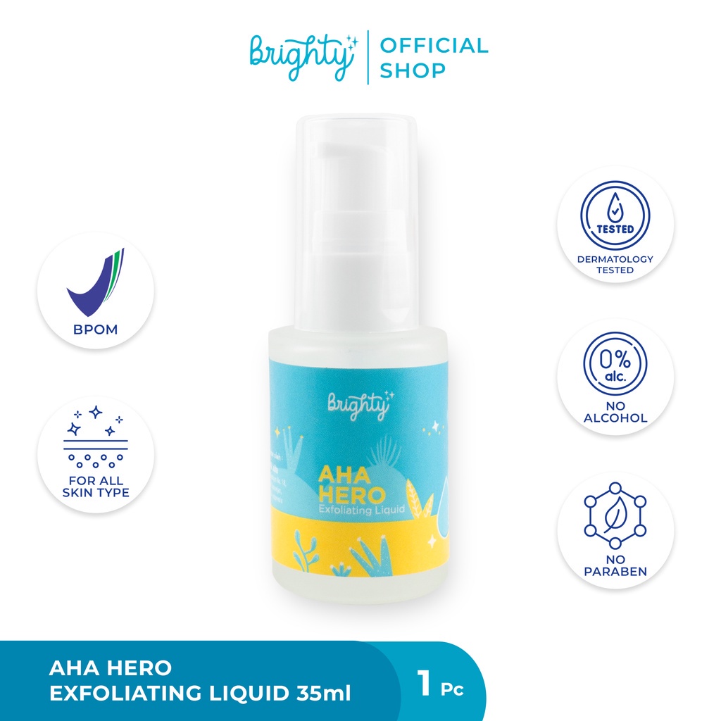 Brighty AHA HERO Exfoliating Liquid (Arm Lightening Serum/Back Acne