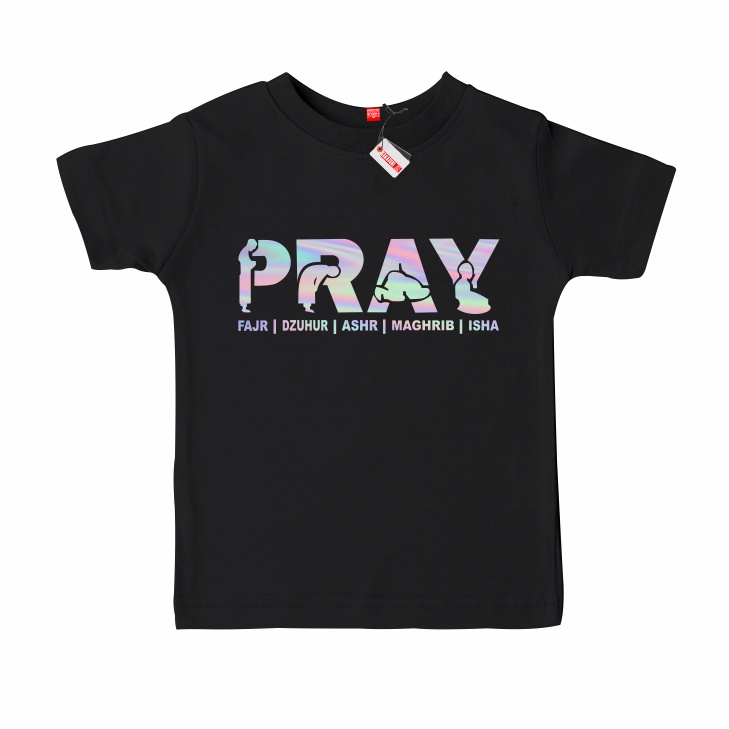 Gilan T Shirt T-Shirt T-Shirt Children's Clothing Distro Picture Of Islamic Da'Wah PRAY Muslim Prayer