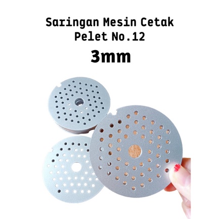 MESIN 3mm Hole Meat Grinder Strainer Pellet Making Machine No.12 PVC Material Feed Printing Machine Filter No.12