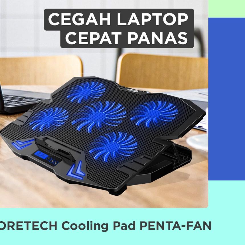 coretech-penta-fan-cooling-pad-portable-laptop-cooling-fan-shopee