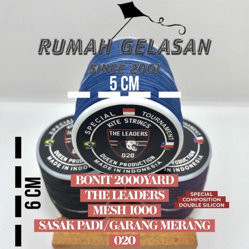 Glass THE LEADERS Bonit 2000Yard String 018/020 | Shopee Malaysia