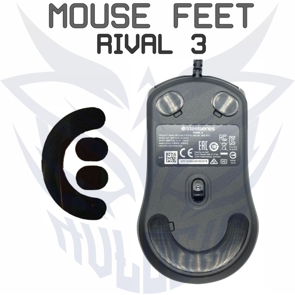 Mouse Feet Glide Steelseries RIVAL 3 - Mousefeet Skates PTFE | Shopee ...