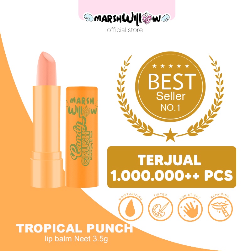 Marshwillow Lip Balm Candy Crush - Tropical Punch