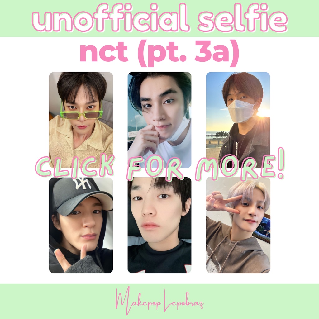 [PART 3a] [MIN. 3pc] NCT WAYV UNOFFICIAL SELFIE BOYFRIENDABLE DOYOUNG