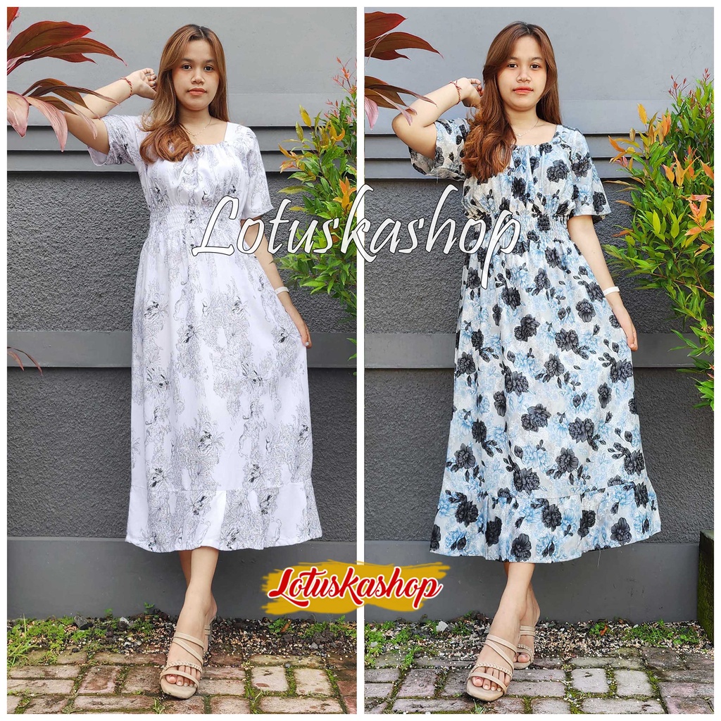 Long Bali Lunary Dress | Shopee Malaysia