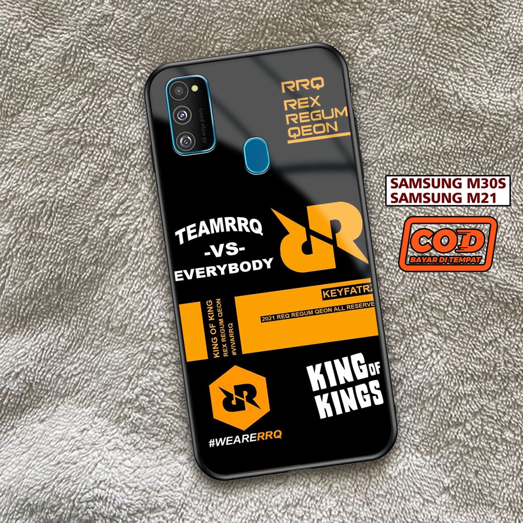 SAMSUNG M30S Case / M21 Hardcase 2D Glossy [RRQ Motif] Latest - Case hp - Custom Case - Casing hp - Kesing - Softcase hp - Silicone hp - Men's Case And Wanita Case hp Glass Cover