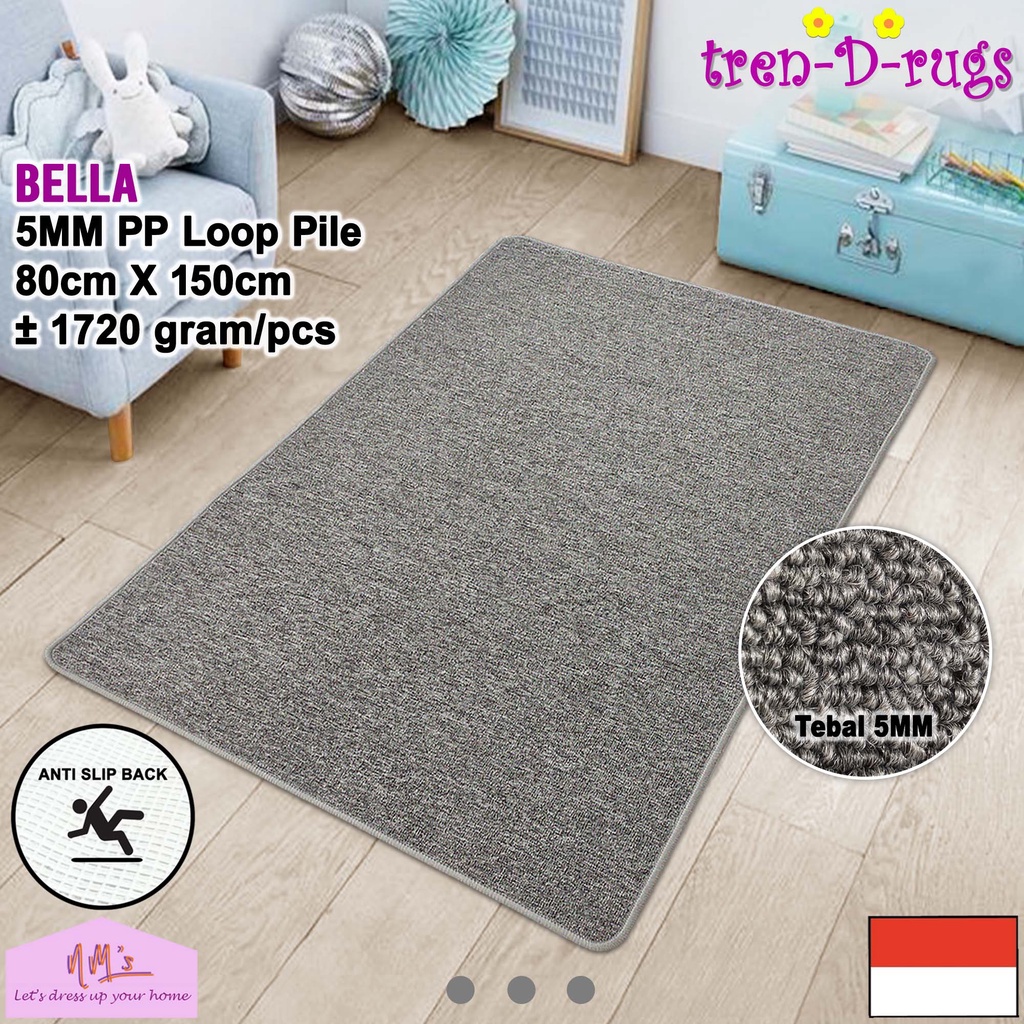 Best Selling!! Plain Carpet Floor Mats Living Room Bedroom Fur rugs sejadah Prayer rugs Minimalist anti slip 80cm x 150cm - NMs