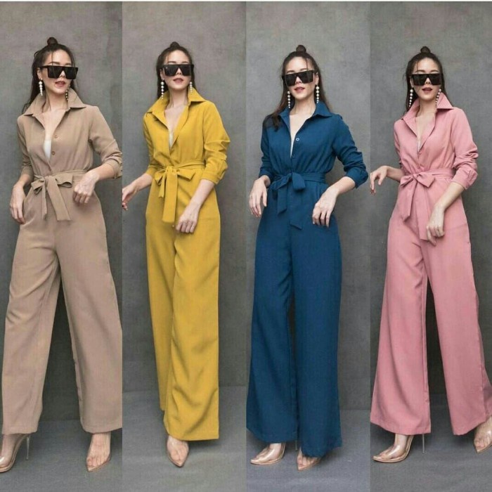 Jumpsuit Js Trousers, Korean Women Bangkok