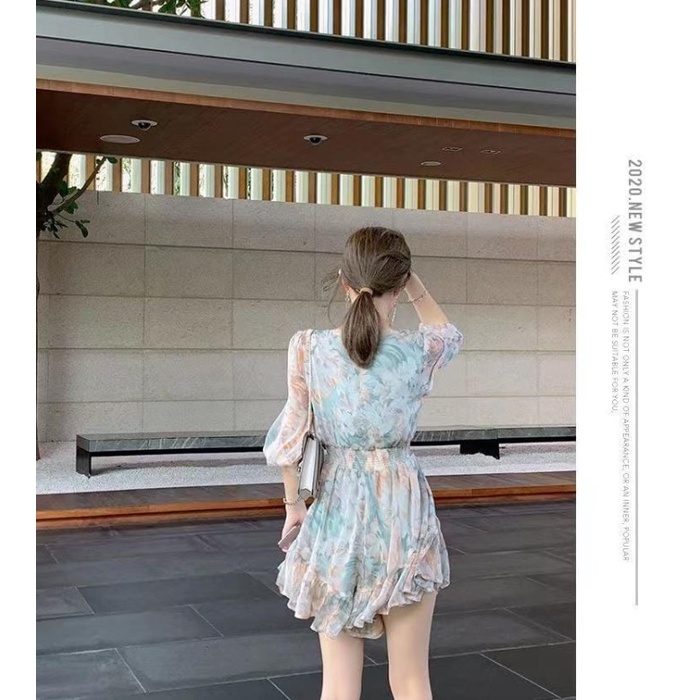 Colorful Jumpsuit Women/Playsuit Summer Beachwear Beach Set