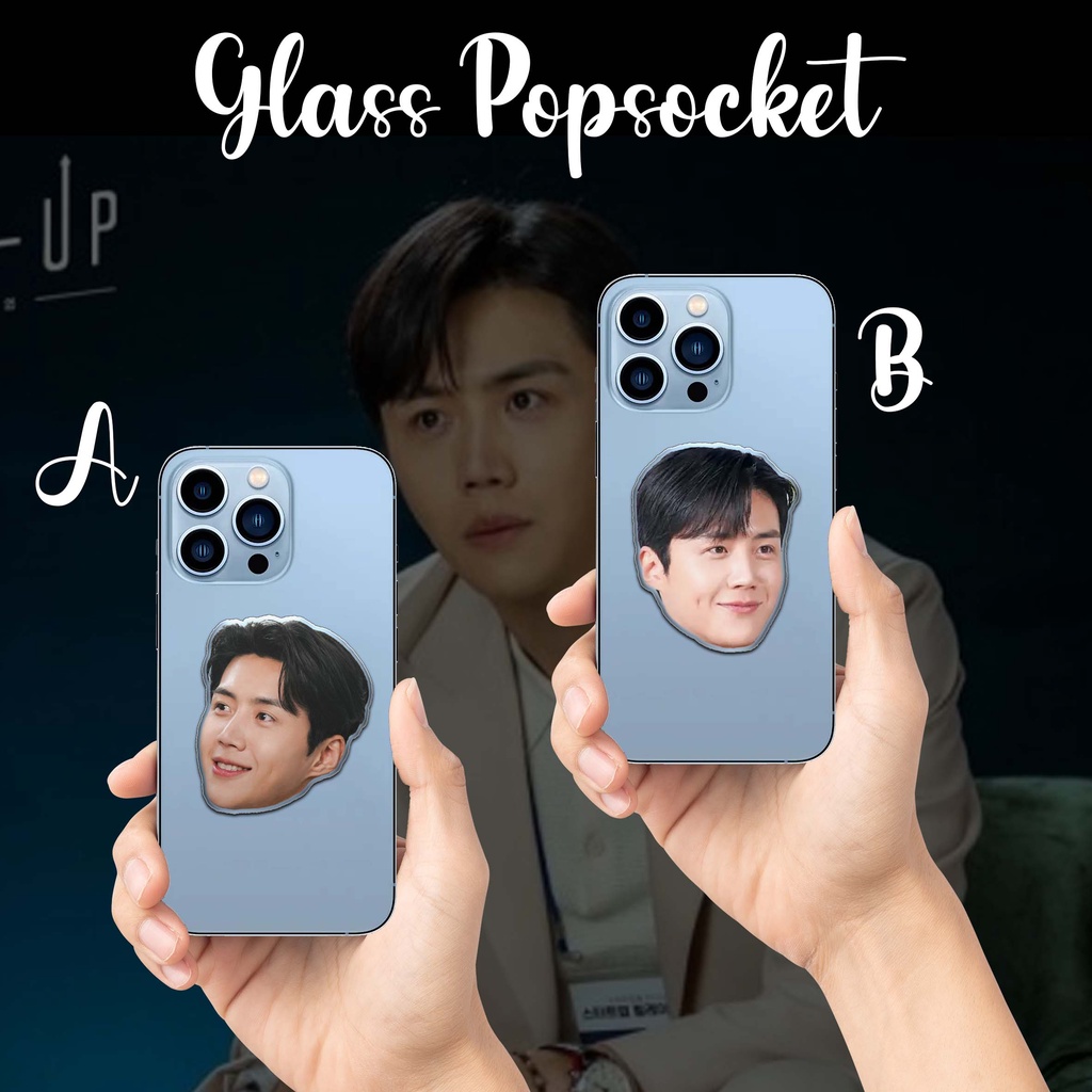 [POPSOCKET] Pos glass griptok Start Up (Kim Seon-ho) Han Ji-pyeong face Acrylic 2d