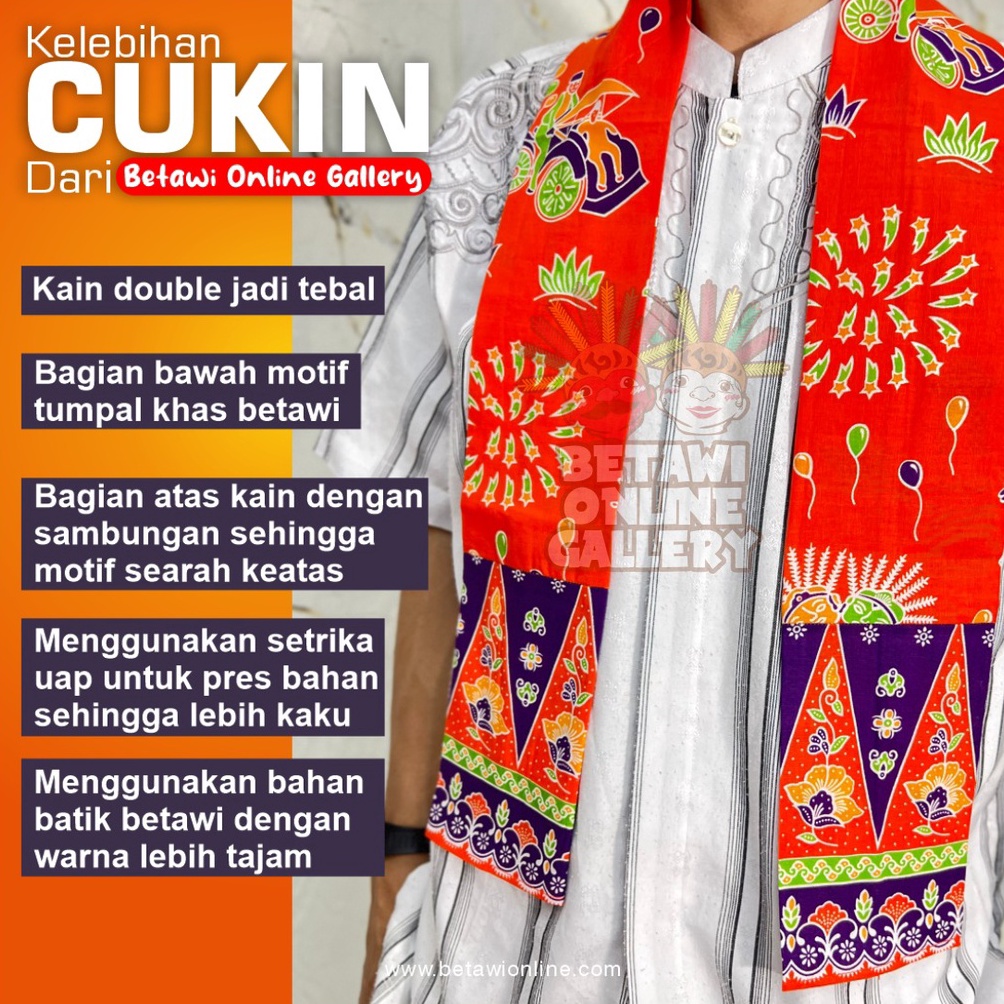 New Product [Retail] Betawi Batik Cloth Scarf Or Sling [Retail] 102