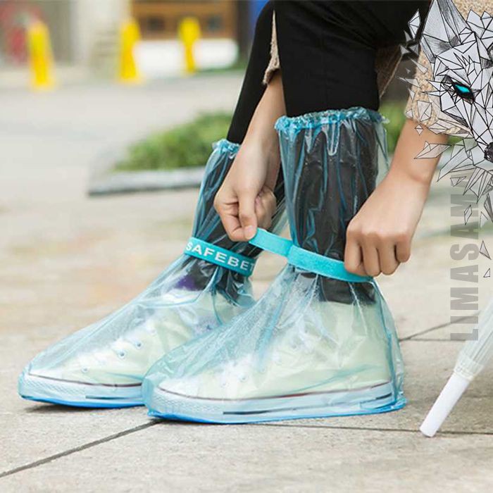 Rain Cover Outdoor Concert Shoe Cover Blue PINK Best Selling Practical Unique Transparent Plastic Reusable Rain Boot Leg Protector Slipper Slop Waterproof Waterproof