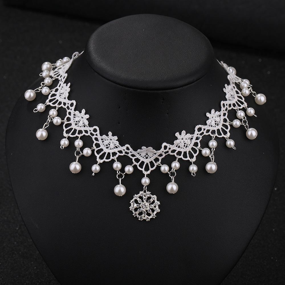 Pearl Choker Necklace Bridal Accessories