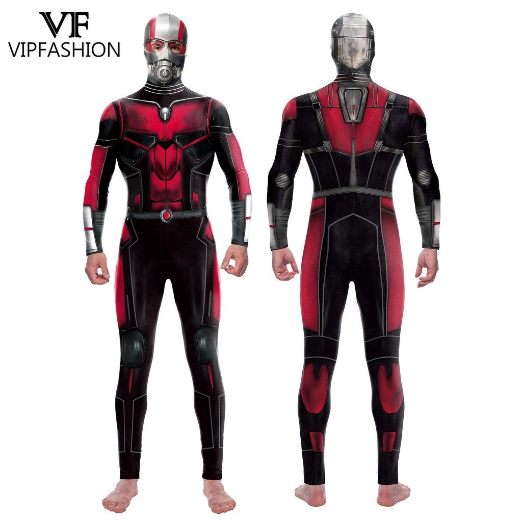 VIP FASHION Man Robot Cosplay Costumes Woman Punk Style Jumpsuits Unisex Halloween Zentai Bodysuit Sexy Carnival Party Outfit