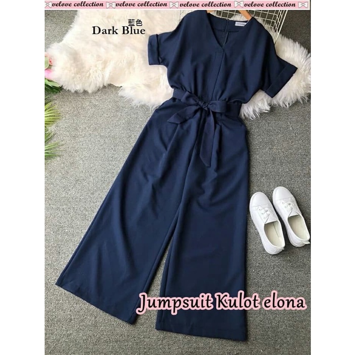 New Jumpsuit Elona Navy/Jumpsuit Overall 0153/newest
