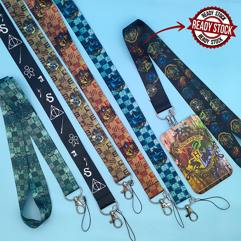 Harry-Potter Lanyard LITTLE/WIZARD Rope Work permit listing Strap ID card Holder Sling Colorful Printing Lanyard