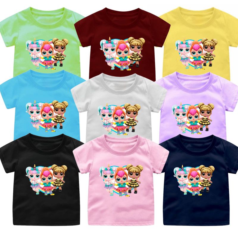 Cute Doll Girl T-Shirt (LOL)1-13 Years Old/Teen/Adult UK.S/5XL/Girl's Kaios Top