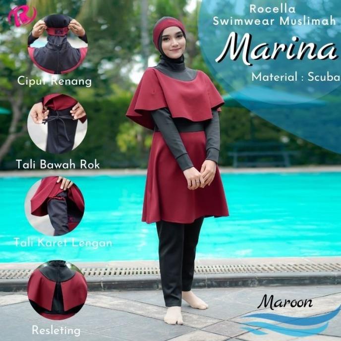 ROCELLA MARINA Muslim Swimwear for Adult Women
