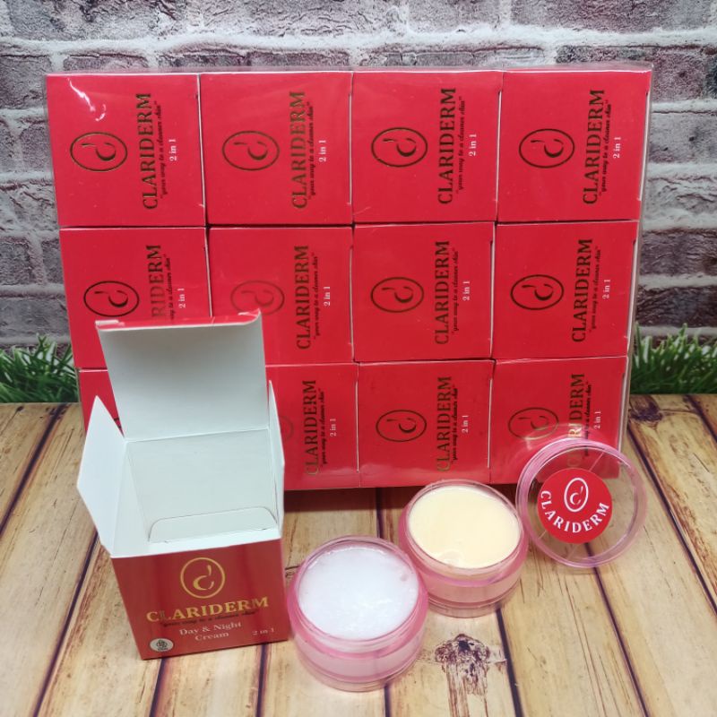 Clariderm Cream Susun Original Day and Night 12 Pcs