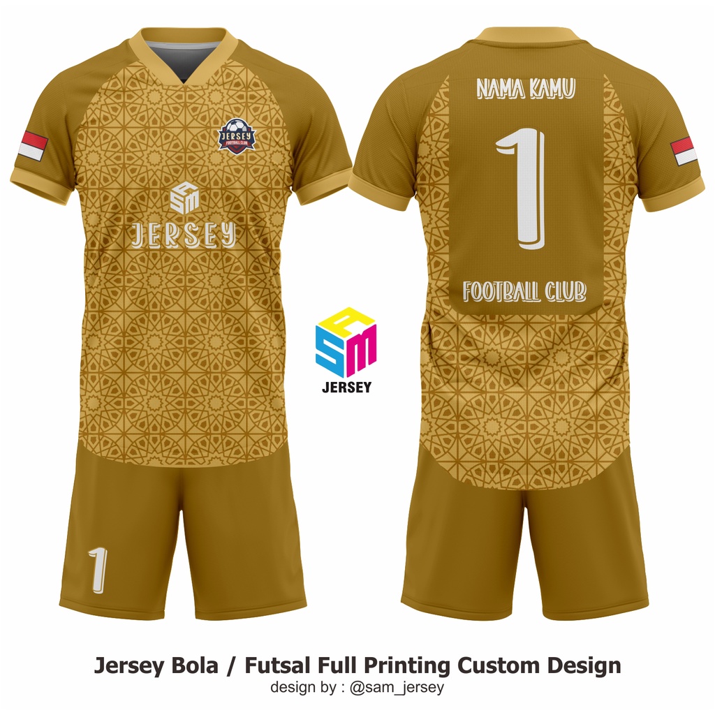 Full PRINTING FUTSAL Goalkeeper JERSEY | Can Unit | Can CUSTOM Design Like Like Like