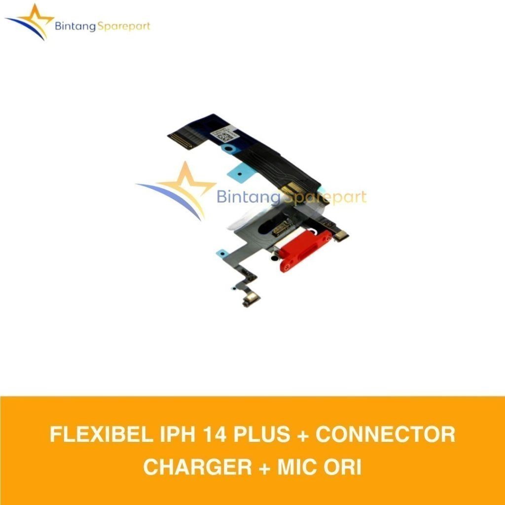 Flexible IPH 14 PLUS+CONNECTOR CHARGER+MIC ORI