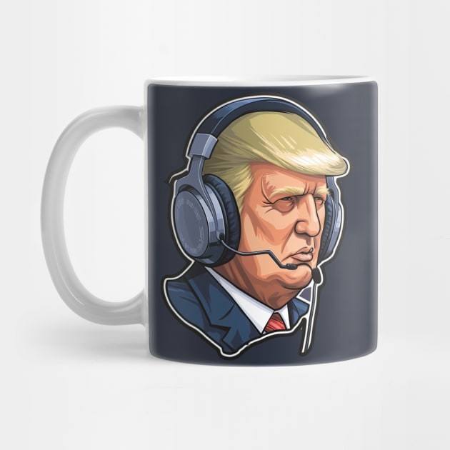 President Donald Trump AI Playing Coffee Mugs Meme Video Game